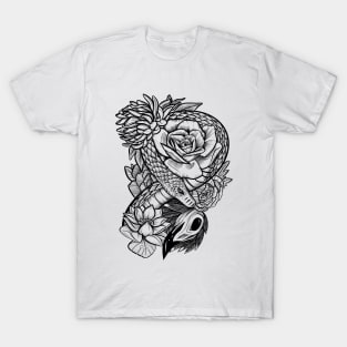 Floral snake T-Shirt